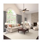 Hunter 52 Inch Indoor Ceiling Fan With Led Light - Bronze Ceiling Fan With Pu   