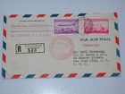 1936 Zeppelin Liechtenstein To New York First Flight Lz 129 Si408ab