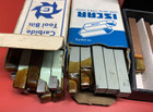 Lot Of 75 Iscar Carbide Tip 1 4  Lathe Tool Bits   nos  South Bend
