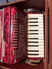 Vintage Accordiana  made In Italy  Red Great Condition