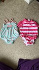 Lot Of 11 Baby Swimsuits  Coverups  Swim Diapers  Hats  Pool Resort Beach 6-12mo