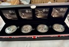 Royal Mint Silver Proof Count Down To London Olympic 2009 Coins  collectors Box 