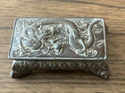 Rare Vintage Asian Double Ink Well