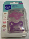 Mam 0-3 Months Silicone Pacifier - Pack Of Two  Pink   Purple  New In Package 