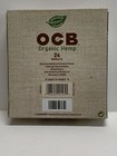 Full Box Ocb Unbleached King Size Slim Organic Hemp Rolling Papers  24 Packs