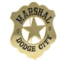 Replica Marshall Dodge City Old West Badge 2 Inch Lapel Or Hat Pin H40071 F3d18k