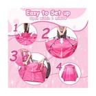 Princess Pop-up Play Tent For Girls  78 x66  Large Playhouse Castle    Fast Ship