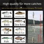 10 Pack Sabiki Bait Rigs 6 Color Saltwater Fishing Lure String Hook Size 6-20 