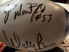 Vintage 2000 Grey Cup Cfl Calgary Stampeders Mini Football Signed Wally Buono