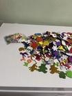 Huge Lot Of Foam Adhesive Stickers  Shapes  Letters  Animals  People For Crafts
