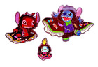 Disney Hong Kong Hkdl Halloween 3 Pin Set 2026 Leroy   Stitch Trick-or-treat