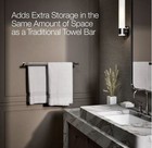 Kohler Purist K-14375-cp 24  Double Towel Bar Rail Bathroom Polished Chrome New