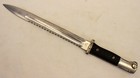 Ww1 Wwi German Erfurt Sawback Bayonet  Scabbard   Leather Frog Military