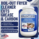 8lb Boil-out Whiz Deep Fryer Cleaner - Degreaser Powder For Commercial Kitche   