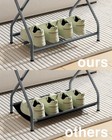 Nefrom Luggage Rack  Set Of 2  Suitcase Stand With Storage 2 Pack  Gray 