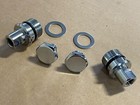 Big Dog Motorcycles 41mm Chrome Fork Tube Plug Set W  Cap Washer Gaskets Harley