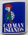 Cayman Islands British Caribbean Sir Turtle Peg Leg Mascot Decal Sticker Emblem