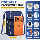 Rfid Blocking Passport Holder For Travel Neck Wallet With Adjustable Lanyard 6
