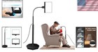 5x Led Floor Magnifying Lamp With Stand  Adjustable Light