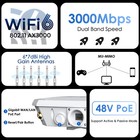 Ax3000 Wifi 6 Range Extender Dual Band Wifi Repeater Outdoor Access Point Poe