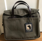 Filson Rugged Twill Original Briefcase Otter Green Made In Usa