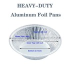 Waytiffer  50 Pack Pie Pans 5 Inch mini Tins 50pack 5inch   Silver