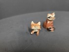 Hagen Renaker Miniature Fox And Raccoon Retired Collectable Vintage