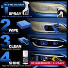 Headlight Restoration Kit  Headlight Cleaner  Erase Yellowing   Oxidation Restor