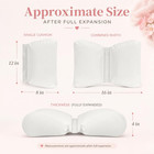 2pc Newborn Photography Butterfly Posing Pillow  Faux Leather Basket Filler