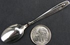 Lunt Starfire Sterling Silver 2 5 8  Salt Spoon Made Into A Brooch Pin