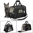 Pet Dog  small Cat Carrier Soft Sided Comfort Bag Travel Case Airline Approved