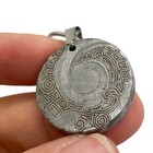Muonionalusta Meteorite Necklace Pendant Carving
