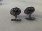 Vintage 1950 s Fly Fishing Silver Tone Cuff Links