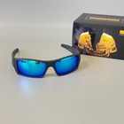 Oakley Gascan Polarized Sunglasses Oo9014 Matte Black prizm Deep Water H2o