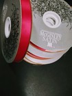  3 Mcginley Satin  Valeria Red  100 Yard Acetate Ribbon 9 16  For Corsages bows