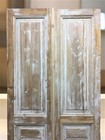 Antique French Double Doors  40x96  Raised Panel Doors  European Doors A602