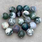 20pcs Wholesale Natural Aquatic Agate Ball Quartz Crystal 15mm Sphere box Reiki