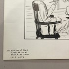 1960   s Original Comic Art Sketch Drawing Man W Beer Bottle Running From Angry Wm