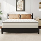 12  14  Mattress Medium Firm Hybrid Spring Memory Foam Full Queen King In A Box