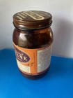 Clean Vintage Ovaltine Chocolate 6 Oz  Amber Jar Some Contents Wander Company
