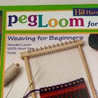 Harrisville Designs Peg Loom Weaving Beginners 7 x 10  Pegloom Needles Wool Yarn