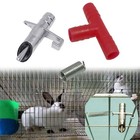 10pcs Automatic Rabbit Nipple Water Drinker Feeder Waterer For Pet Rodents Bunny