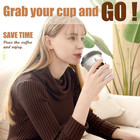 100 Pack 12 Oz Double Wall Disposable Paper Coffee Cups With Lids  Insulated To 