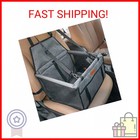 Swihelp Dog Car Seat Puppy Portable Pet Booster Car Seat With Clip-on Safety Lea