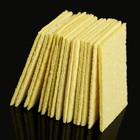 Soldering Sponge Replacement Iron Tip Cleaning Pads Square Yellow Set 50 Pk