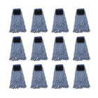 Boardwalk 902bl Loop-end Mop Head With Scrub Pad - Medium  Blue  12 carton  New