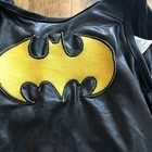 Batgirl Costume Girls Size Small  6  Black Dress   Cape 1 Piece Rubies Halloween