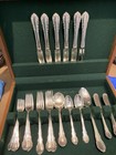 Modern Victorian By Lunt Sterling Silver Flatware Set For 6 Service 43 Pieces-