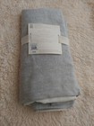 Pottery Barn Kids Belgian Flax Linen Crib Skirt Original  89 Gray New