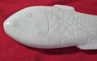 Vtg  Primitive Stone Hand Carved Fish Sculpture Statue Figurine Paperweight